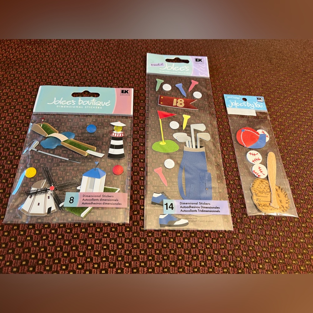 Sports Assorted Scrapbook Stickers